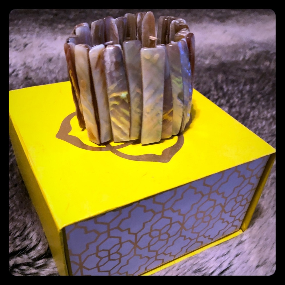 Shell cuff bracelet